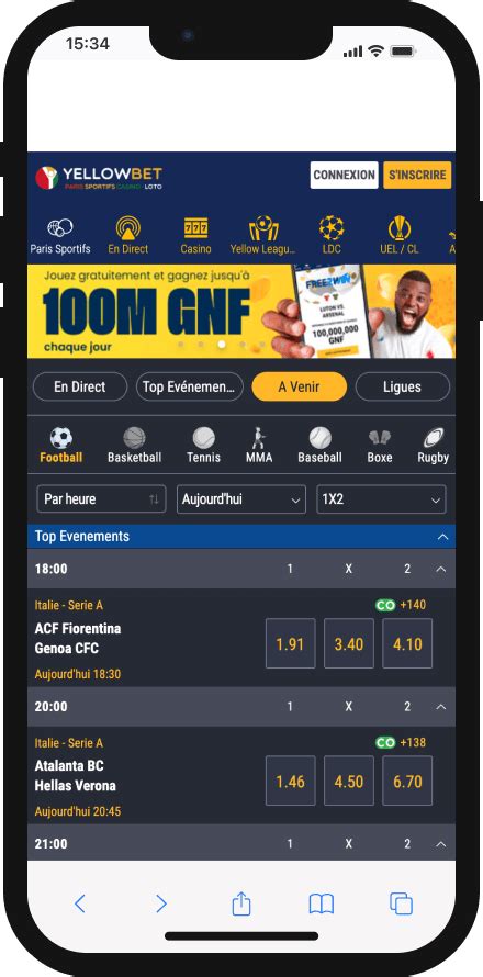 yellowbet mobile|Paris sportifs en ligne .